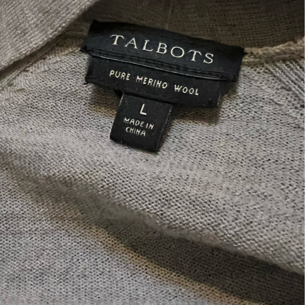 Talbots MERINO WOOL LONG NO-CLOSE DUSTER by - L - Picture 5 of 7